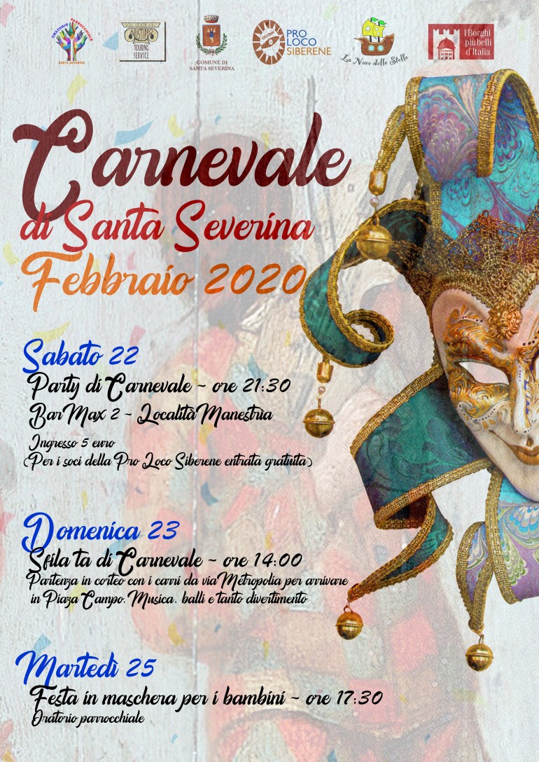 Locandina carnevale 2020
